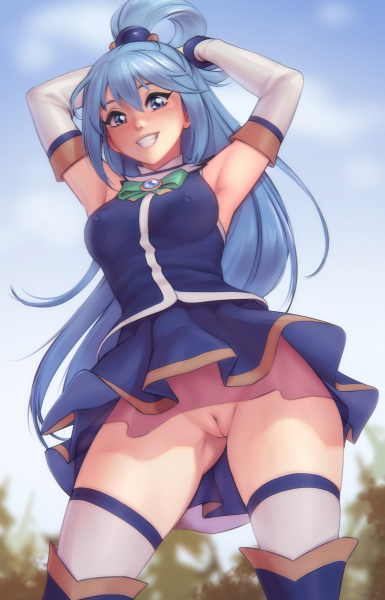 Aqua Dont Wear Panties Hentai Rule R Xxx