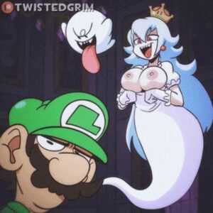 Luigi Princess X King Boo (Twistedgrim) [New Super Mario Bros. U Deluxe]