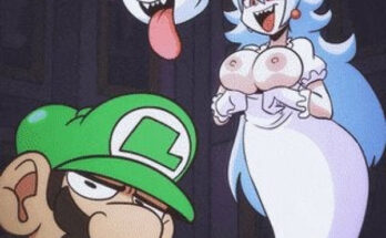 3889 luigi never gets to see Luigi Princess X King Boo (Twistedgrim) [New Super Mario Bros. U Deluxe]