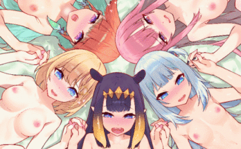 4958 holomyth h animation Gawr Gura, Mori Calliope, Ninomae Ina'Nis, Takanashi Kiara, Watson Amelia (Waterring) [Hololive]
