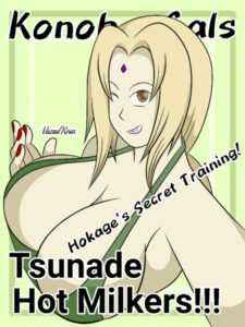 Tsunade showing off by teasing