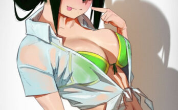 13067 tsuyus alternate school uniform atric Tsuyu's alternate school uniform [Atric]