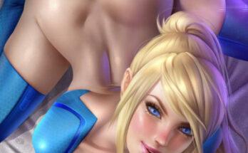 17001 samus enjoying her switch Samus enjoying her Switch!