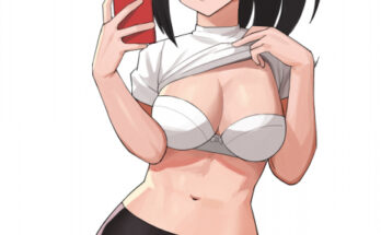 20793 momo shows her new bra off donburi Momo shows her new bra off [Donburi]