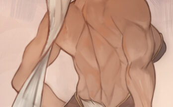 21342 mirkos back muscles gelldraws Mirko's back muscles [gelldraws]