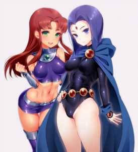 Raven and Starfire get a much needed Makeover