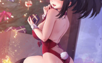 26150 christmas bunny momo mitsuart Christmas Bunny Momo [Mitsuart]