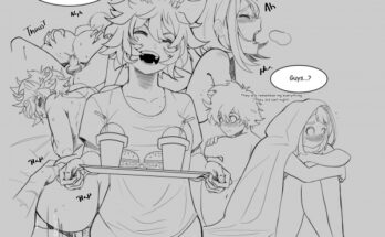 29111 izuku ochako mina threesome the morning after clauschristmas Izuku-Ochako-Mina threesome: the morning after [ClausChristmas]