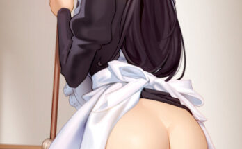 32984 komi san lewd maid cosplay Komi-san lewd maid cosplay