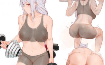 34322 skadi working out Skadi working out