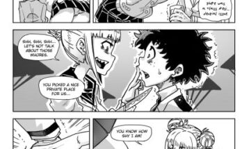 71326 toga convincing deku to get her pregnant ongoing pregnant hero academia comic by mabeelz Toga "convincing" Deku to get her pregnant (ongoing Pregnant Hero Academia comic by Mabeelz)